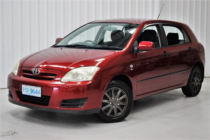 2005 Toyota Corolla Ascent ZZE122R Red