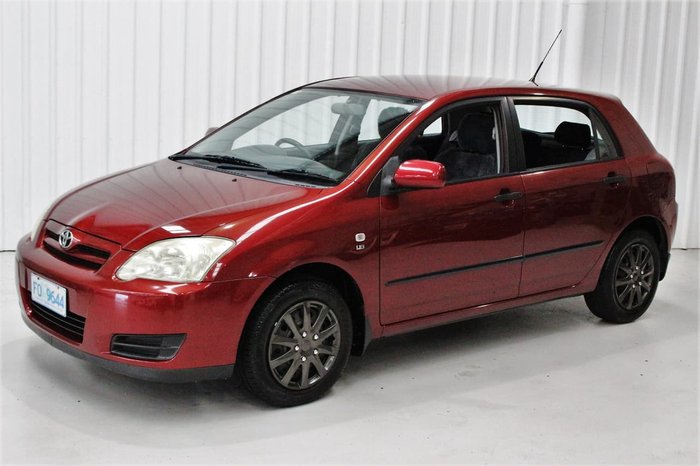 2005 Toyota Corolla Ascent ZZE122R Red