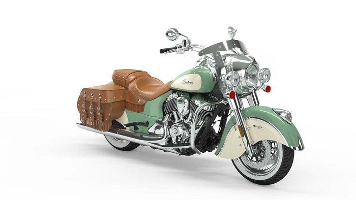 2021 Indian CHIEF VINTAGE W GREEN-IV CREAM