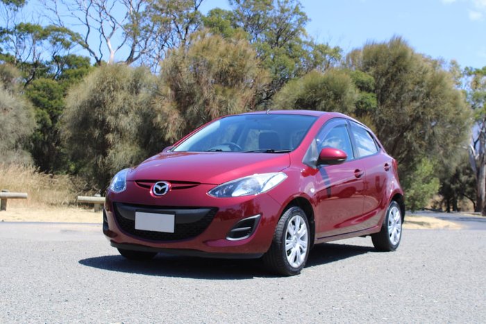 2011 Mazda 2 Neo DE Series 1 MY11 Red