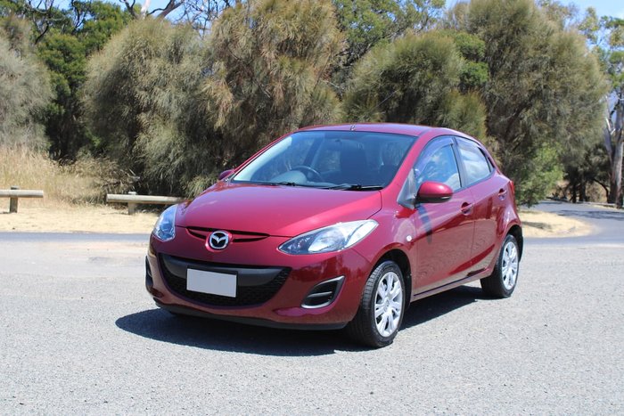 2011 Mazda 2 Neo DE Series 1 MY11 Red