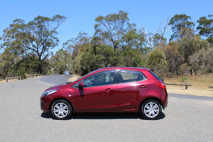 2011 Mazda 2 Neo DE Series 1 MY11 Red
