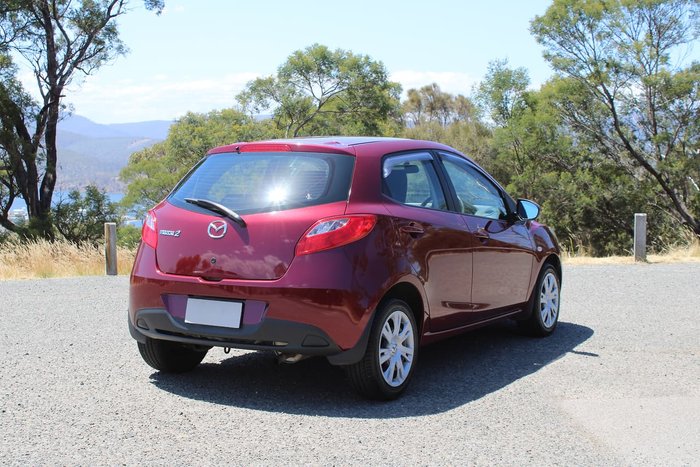 2011 Mazda 2 Neo DE Series 1 MY11 Red