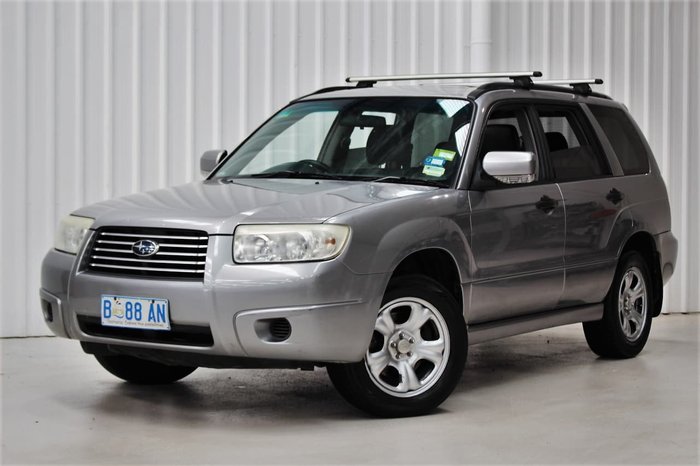 2007 Subaru Forester X 79V MY08 Four Wheel Drive Silver