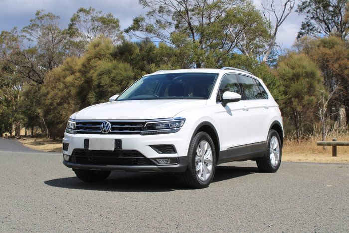 2019 Volkswagen Tiguan 132TSI Comfortline 5N MY20 Four Wheel Drive White
