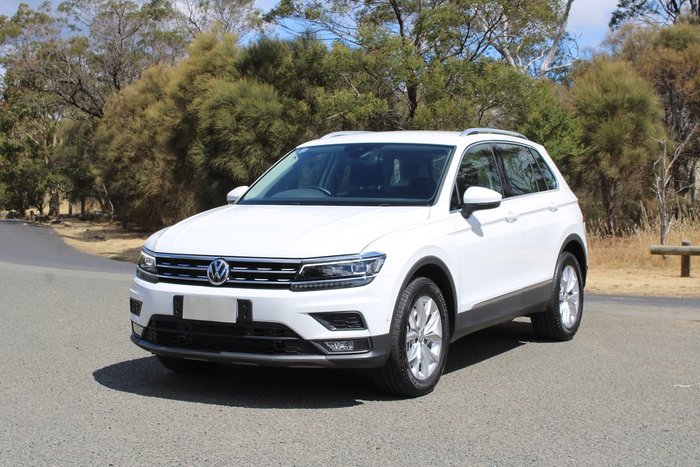 2019 Volkswagen Tiguan 132TSI Comfortline 5N MY20 Four Wheel Drive White