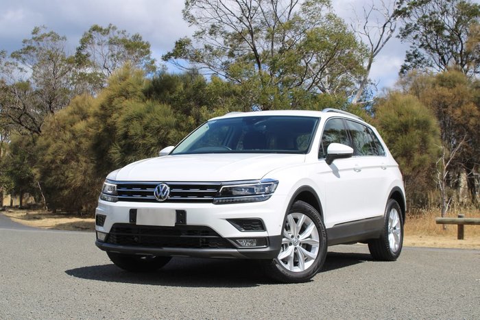 2019 Volkswagen Tiguan 132TSI Comfortline 5N MY20 Four Wheel Drive White