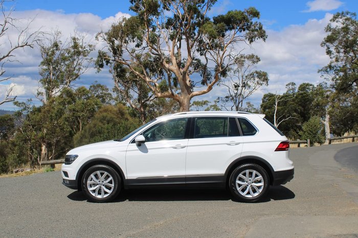 2019 Volkswagen Tiguan 132TSI Comfortline 5N MY20 Four Wheel Drive White