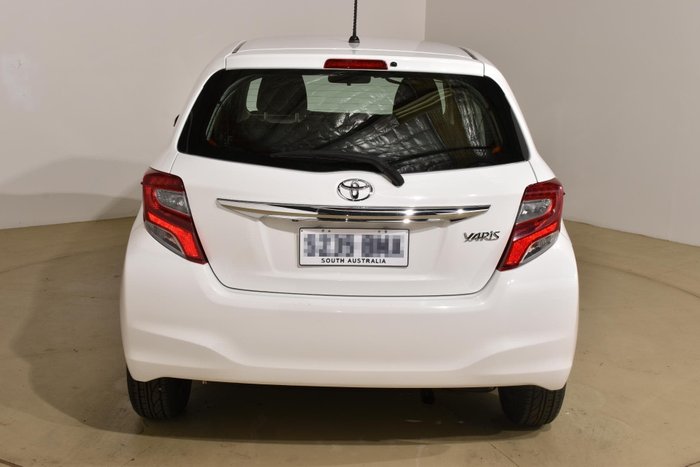 2015 Toyota Yaris Ascent NCP130R Glacier White