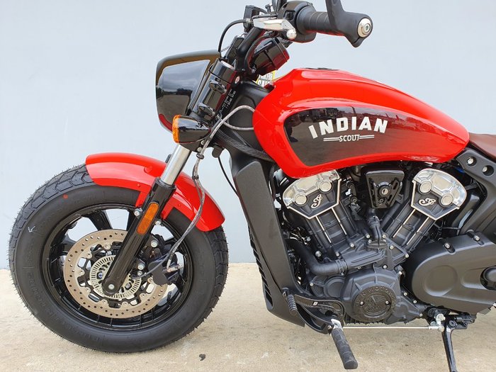 2021 Indian 2021 INDIAN 1100CC SCOUT BOBBER INDY RED CRUISER Red