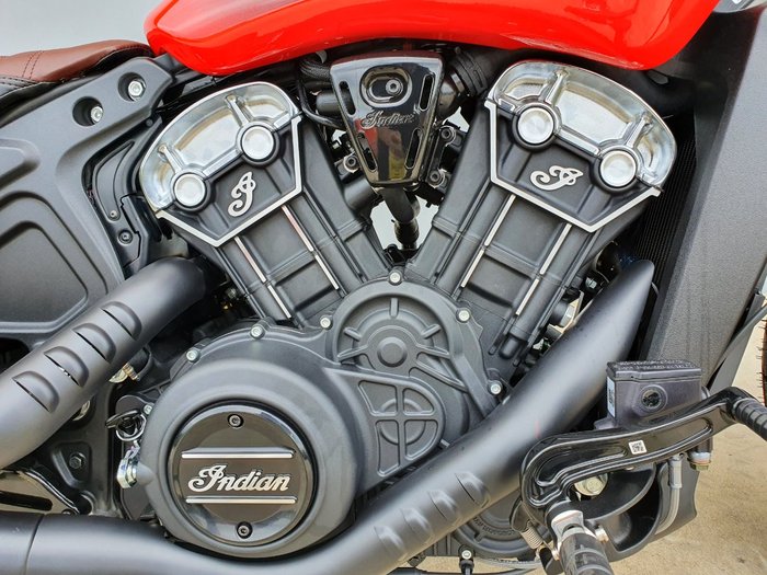 2021 Indian 2021 INDIAN 1100CC SCOUT BOBBER INDY RED CRUISER Red