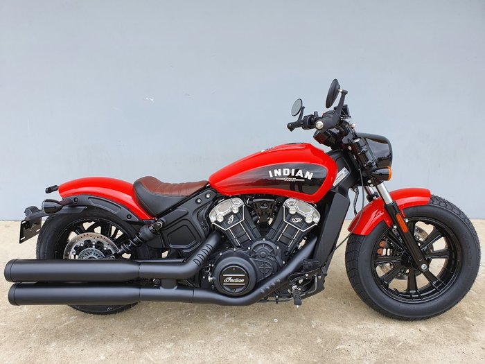 2021 Indian 2021 INDIAN 1100CC SCOUT BOBBER INDY RED CRUISER Red