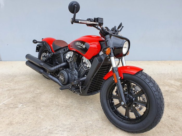 2021 Indian 2021 INDIAN 1100CC SCOUT BOBBER INDY RED CRUISER Red
