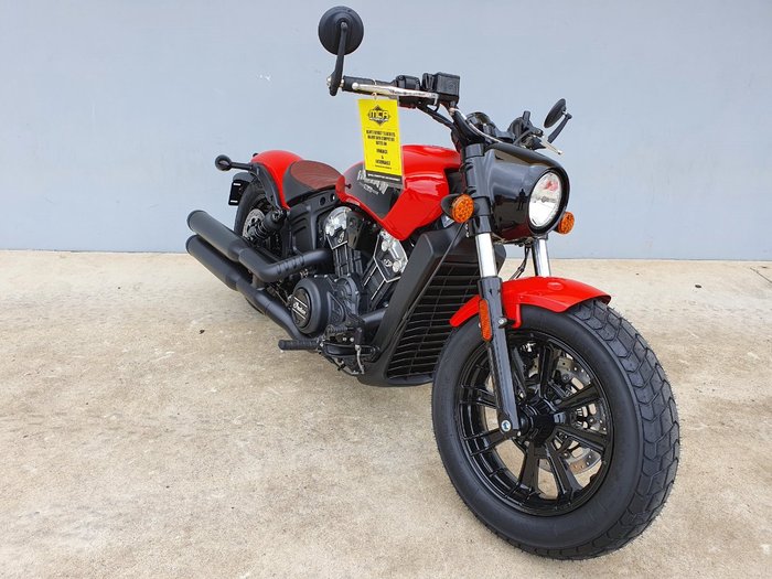2021 Indian 2021 INDIAN 1100CC SCOUT BOBBER INDY RED CRUISER Red