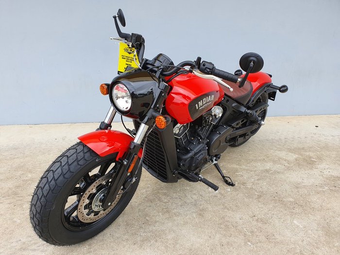 2021 Indian 2021 INDIAN 1100CC SCOUT BOBBER INDY RED CRUISER Red