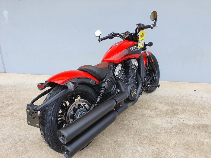 2021 Indian 2021 INDIAN 1100CC SCOUT BOBBER INDY RED CRUISER Red