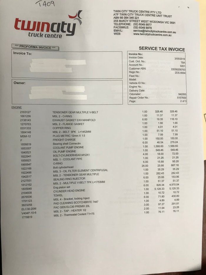 2014 KENWORTH T409 White