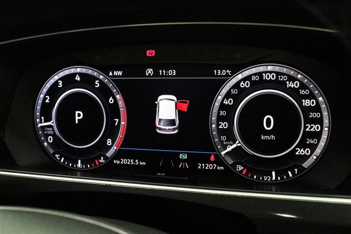 2019 Volkswagen Tiguan 132TSI Comfortline 5N MY19.5 Four Wheel Drive White