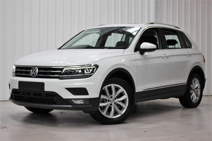 2019 Volkswagen Tiguan 132TSI Comfortline 5N MY19.5 Four Wheel Drive White