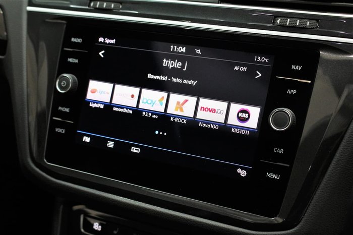 2019 Volkswagen Tiguan 132TSI Comfortline 5N MY19.5 Four Wheel Drive White