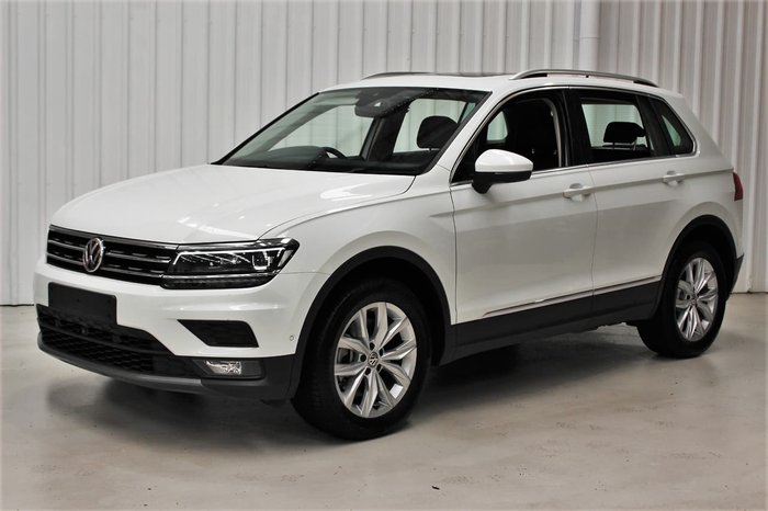2019 Volkswagen Tiguan 132TSI Comfortline 5N MY19.5 Four Wheel Drive White
