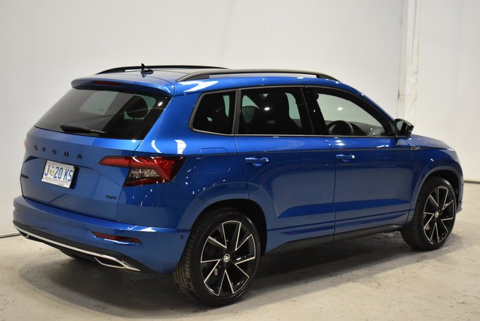 2020 SKODA Karoq 140TSI Sportline NU MY20.5 4X4 On Demand Race Blue
