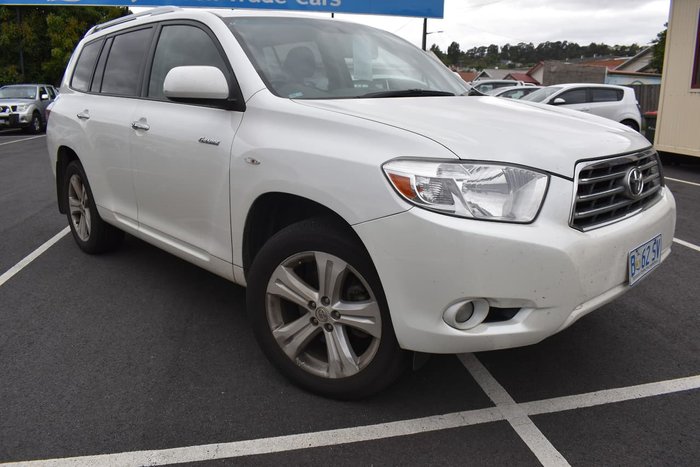 2010 Toyota Kluger Grande GSU40R White