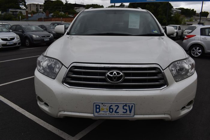 2010 Toyota Kluger Grande GSU40R White