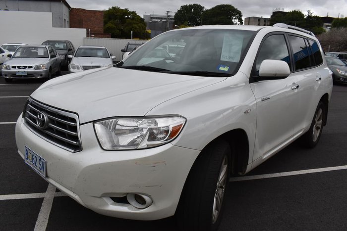 2010 Toyota Kluger Grande GSU40R White