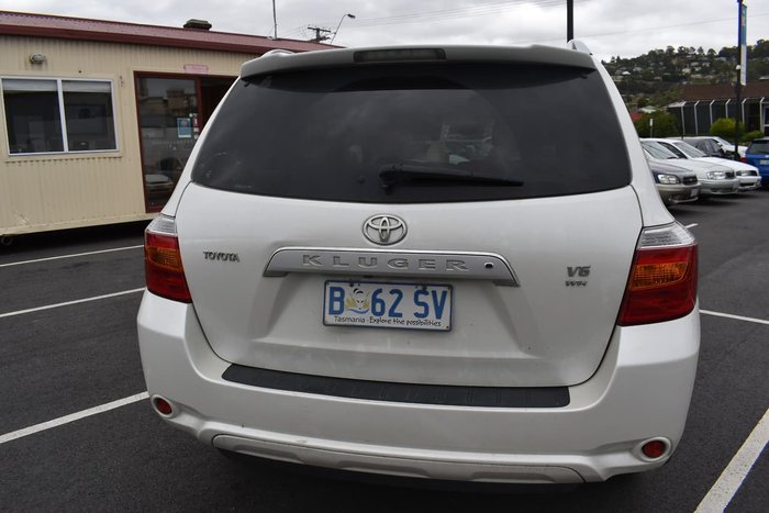 2010 Toyota Kluger Grande GSU40R White