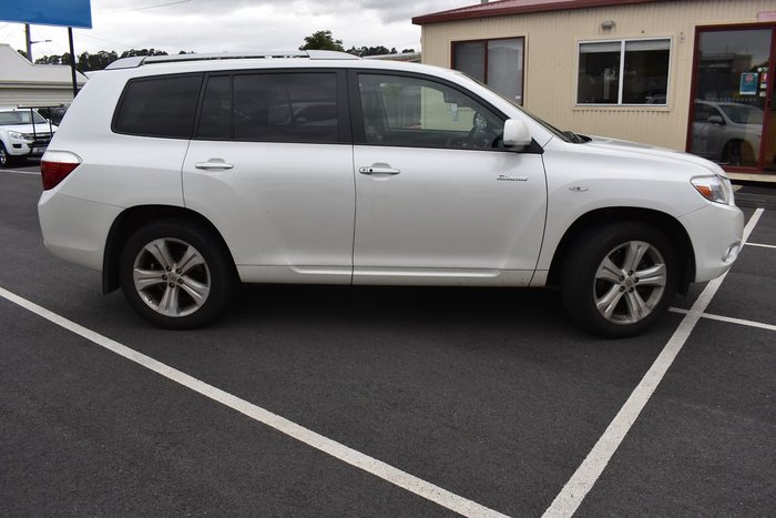 2010 Toyota Kluger Grande GSU40R White