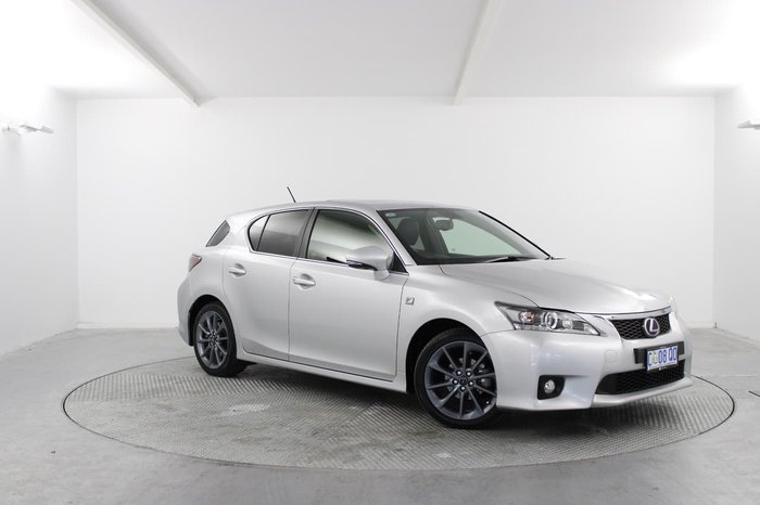 2012 Lexus CT CT200h F Sport ZWA10R Silver