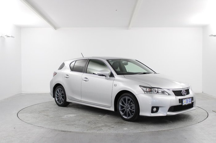 2012 Lexus CT CT200h F Sport ZWA10R Silver