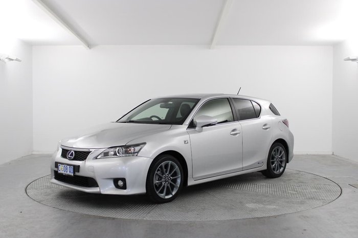 2012 Lexus CT CT200h F Sport ZWA10R Silver