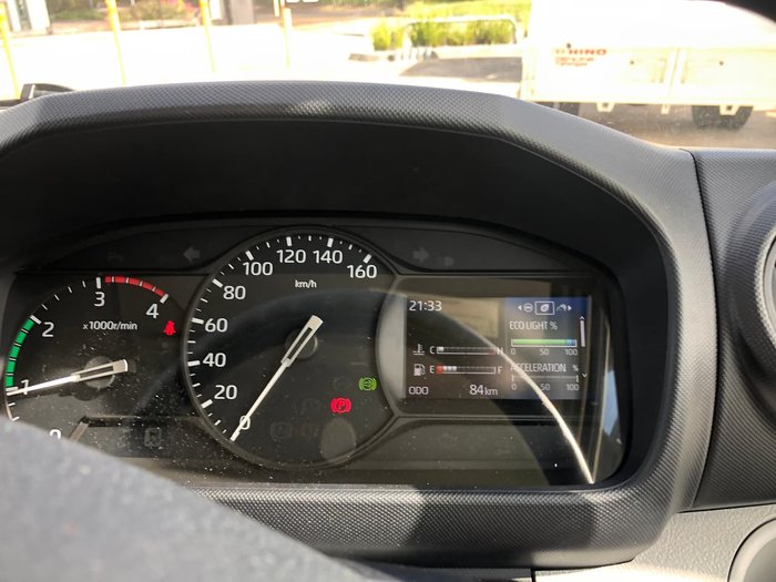 2021 HINO 300 SERIES 717 White