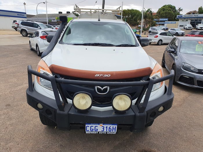 2012 Mazda BT-50 XT UP 4X4 Dual Range Cool White
