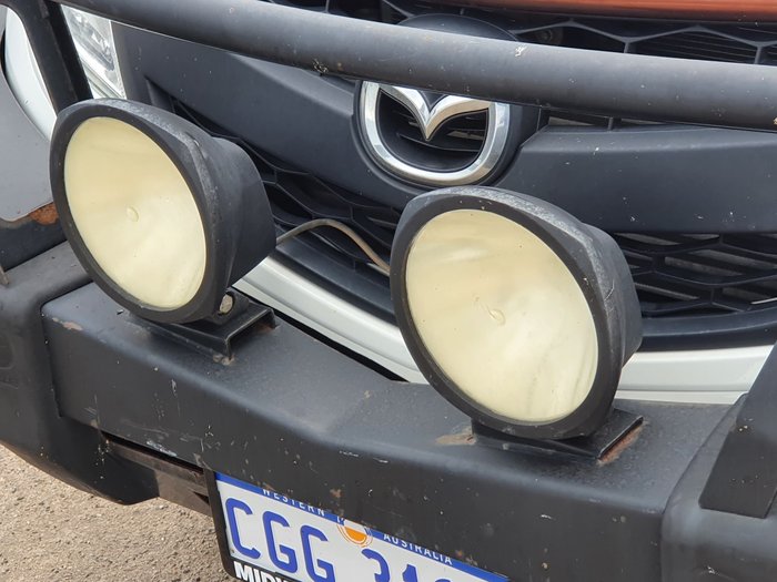 2012 Mazda BT-50 XT UP 4X4 Dual Range Cool White