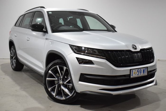 2019 SKODA Kodiaq 132TSI Sportline NS MY20.5 4X4 Brilliant Silver