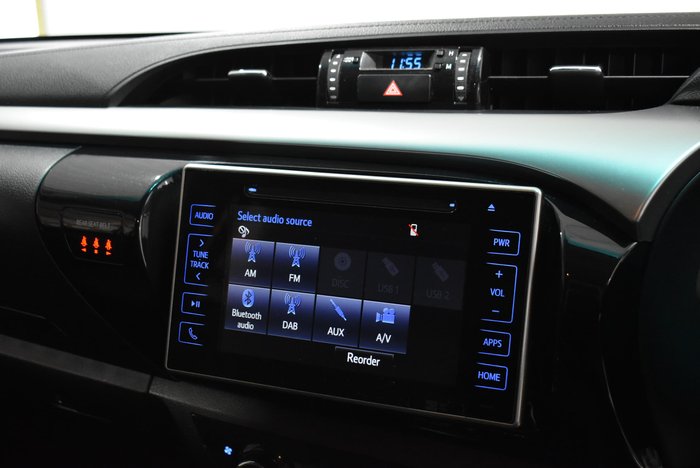 2016 Toyota Hilux SR5 GUN126R 4X4 Dual Range White