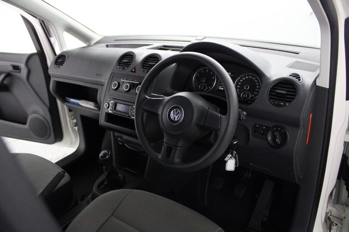 2015 Volkswagen Caddy TSI160 2KN MY15 White