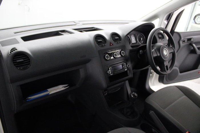 2015 Volkswagen Caddy TSI160 2KN MY15 White