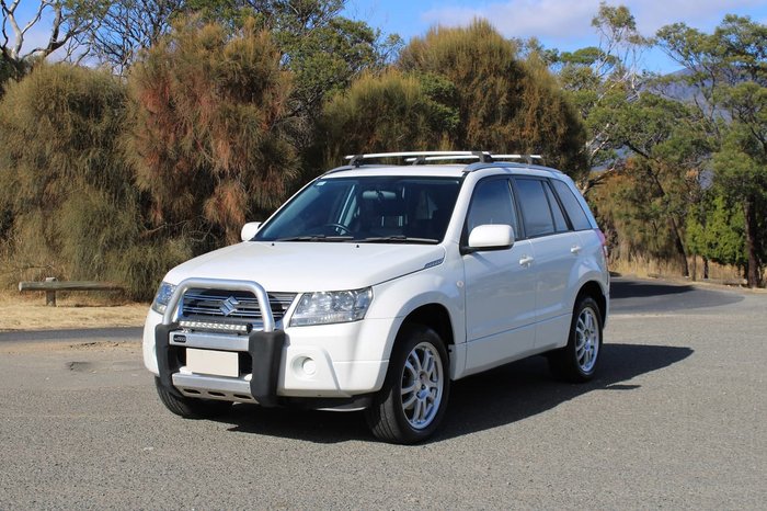 2012 Suzuki Grand Vitara Sport JB MY09 4X4 Dual Range White