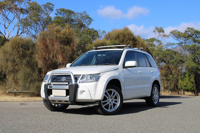 2012 Suzuki Grand Vitara Sport JB MY09 4X4 Dual Range White