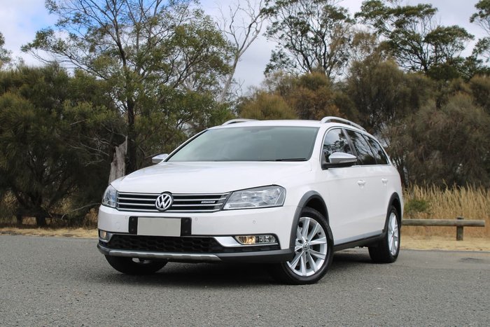 2014 Volkswagen Passat Alltrack Type 3C MY15 Four Wheel Drive White