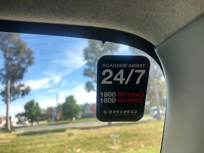 2021 HINO 300 SERIES 716 White