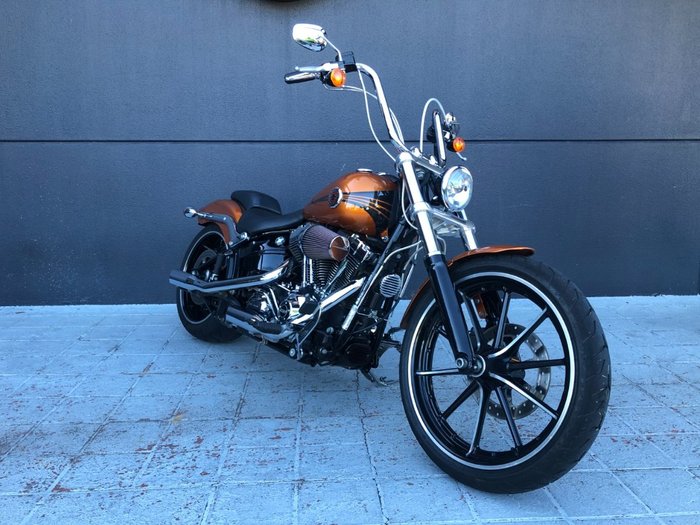 2014 Harley-davidson FXSB SOFTAIL BREAKOUT Orange