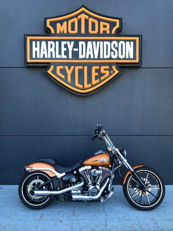 2014 Harley-davidson FXSB SOFTAIL BREAKOUT Orange