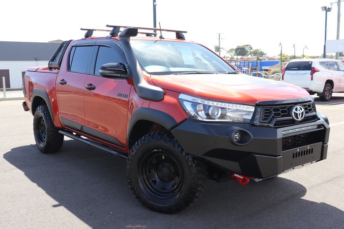 2018 Toyota Hilux Rugged X GUN126R 4X4 Dual Range Orange