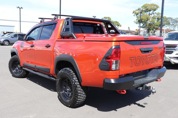 2018 Toyota Hilux Rugged X GUN126R 4X4 Dual Range Orange
