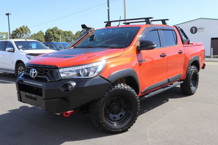 2018 Toyota Hilux Rugged X GUN126R 4X4 Dual Range Orange